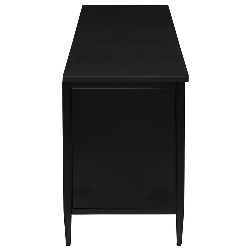 Kenneth - 2 Door TV Stand Doors - Black by HouseOfZazla
