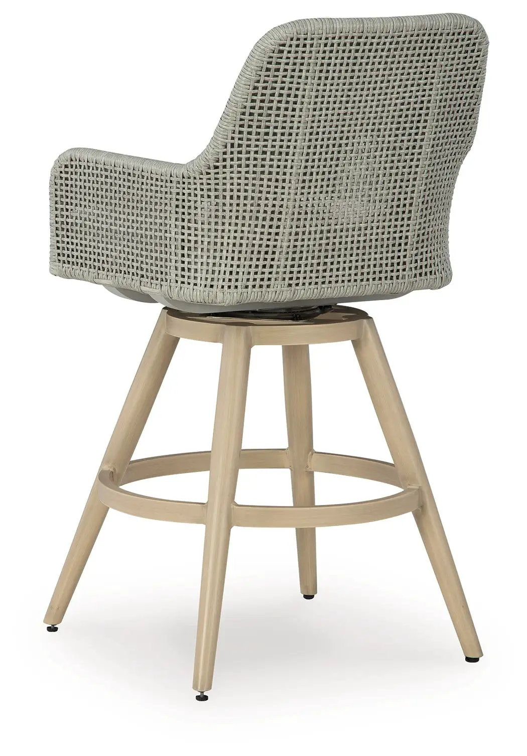 Seton Creek - Barstool With Cushion (Set of 2) - Beige / Gray by Unique Piece Furniture