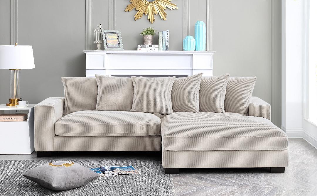 Luxe - Oversized 2 Piece Sectional Couches For Living Room, L Shaped Sofa With Chaise by HouseOfZazla