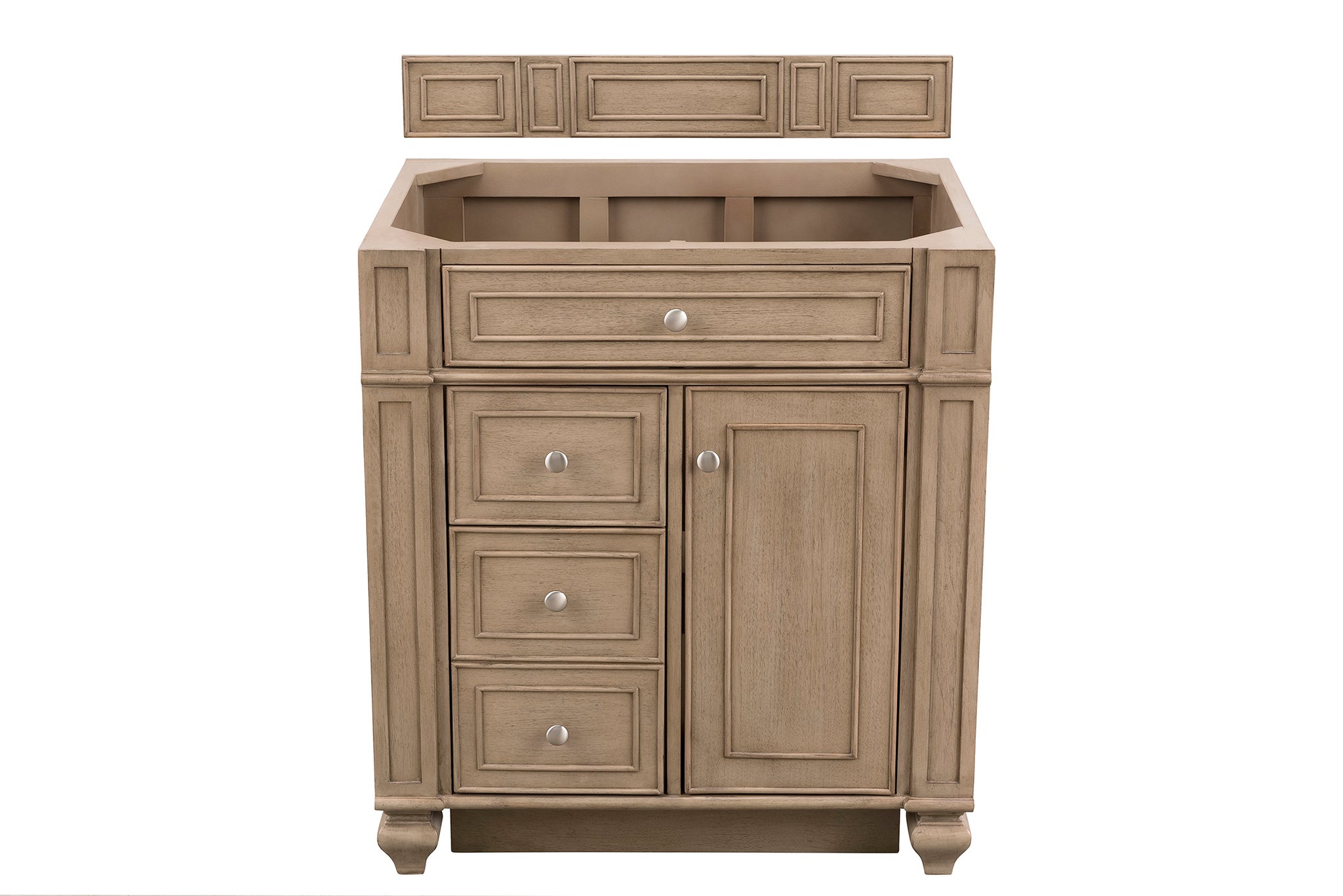 James Martin Bristol 30" Single Bathroom Vanity, Whitewashed Walnut, view 14