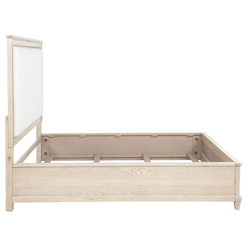 Pembroke 66-inch Queen Panel Bed Washed Oak by Unique Piece Furniture