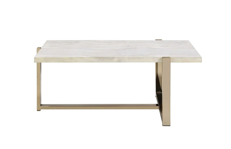 Feit - Engineered Stone Top Table by Unique Piece Furniture