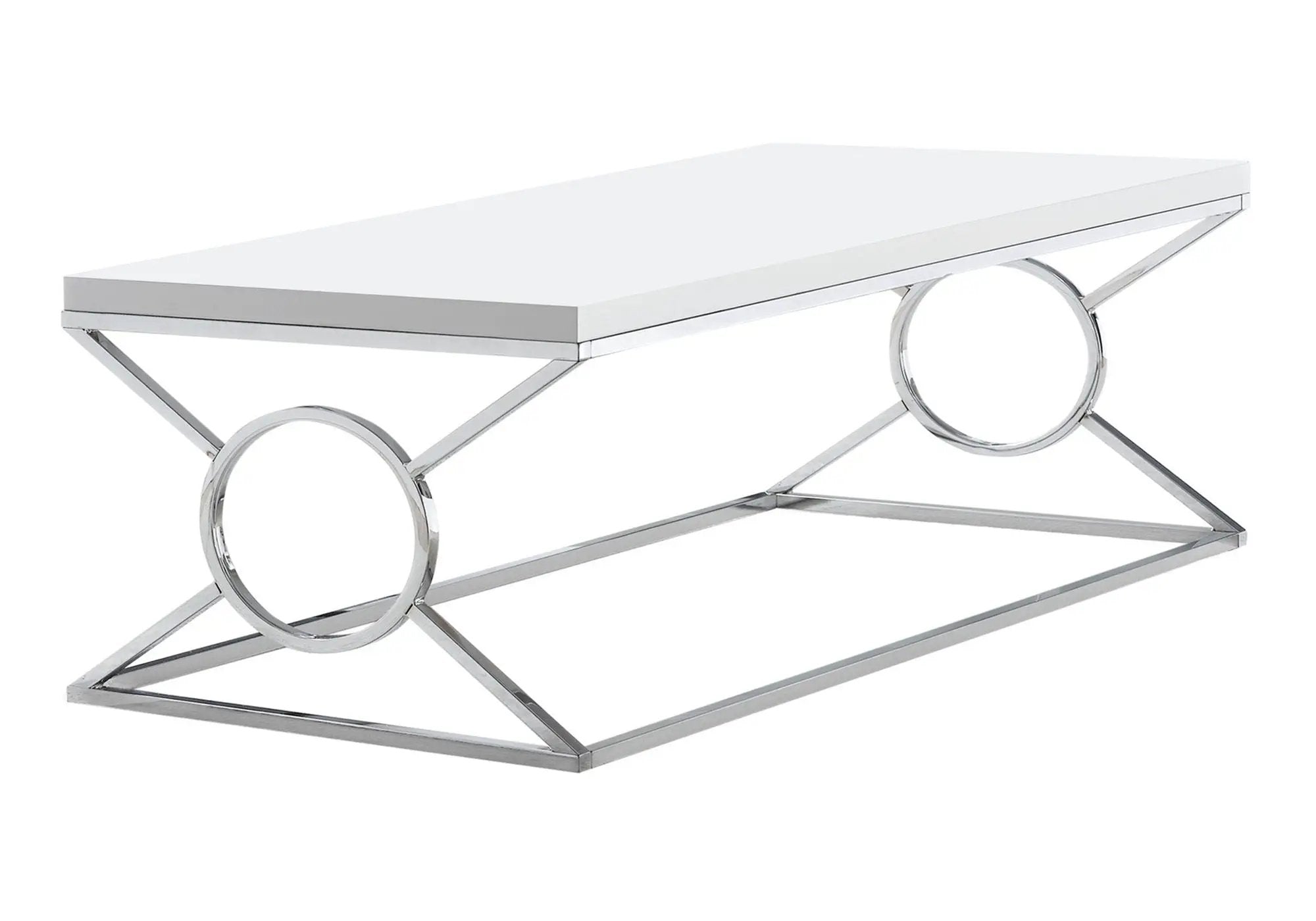 Rectangular Glossy White Coffee Table by HouseOfZazla