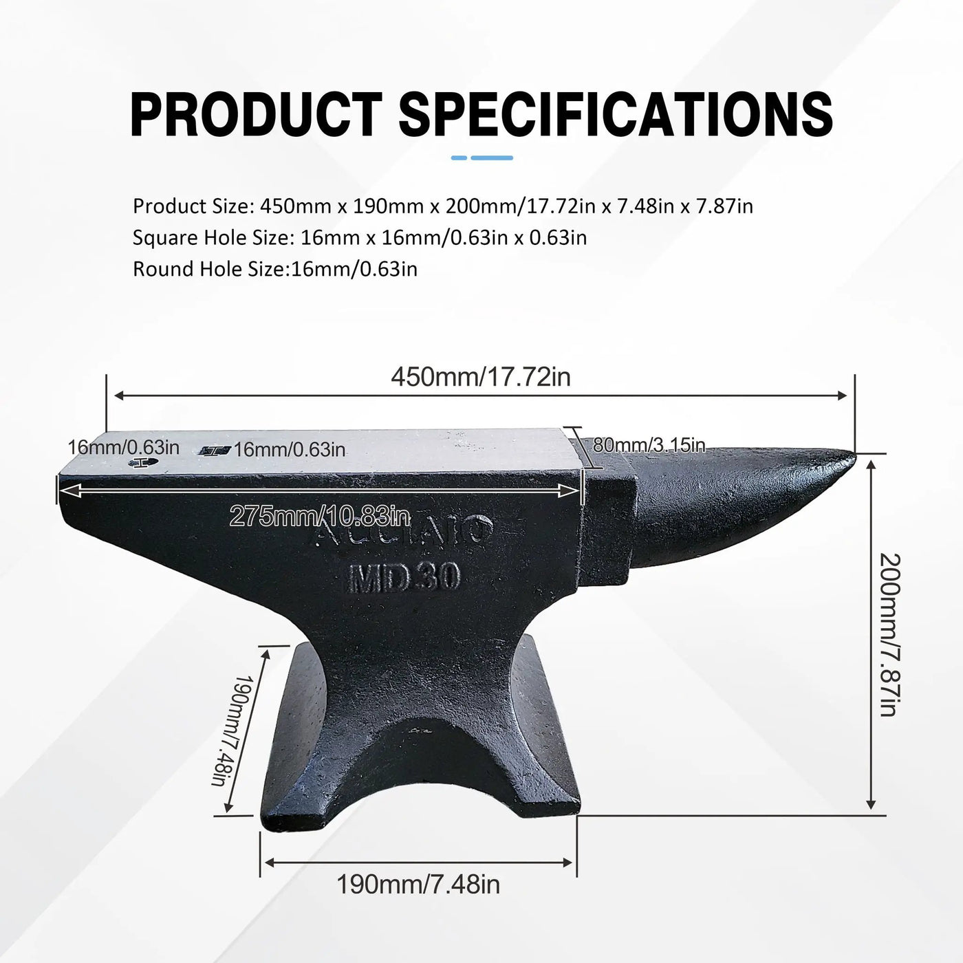 Rugged Round Horn Anvil by HouseOfZazla