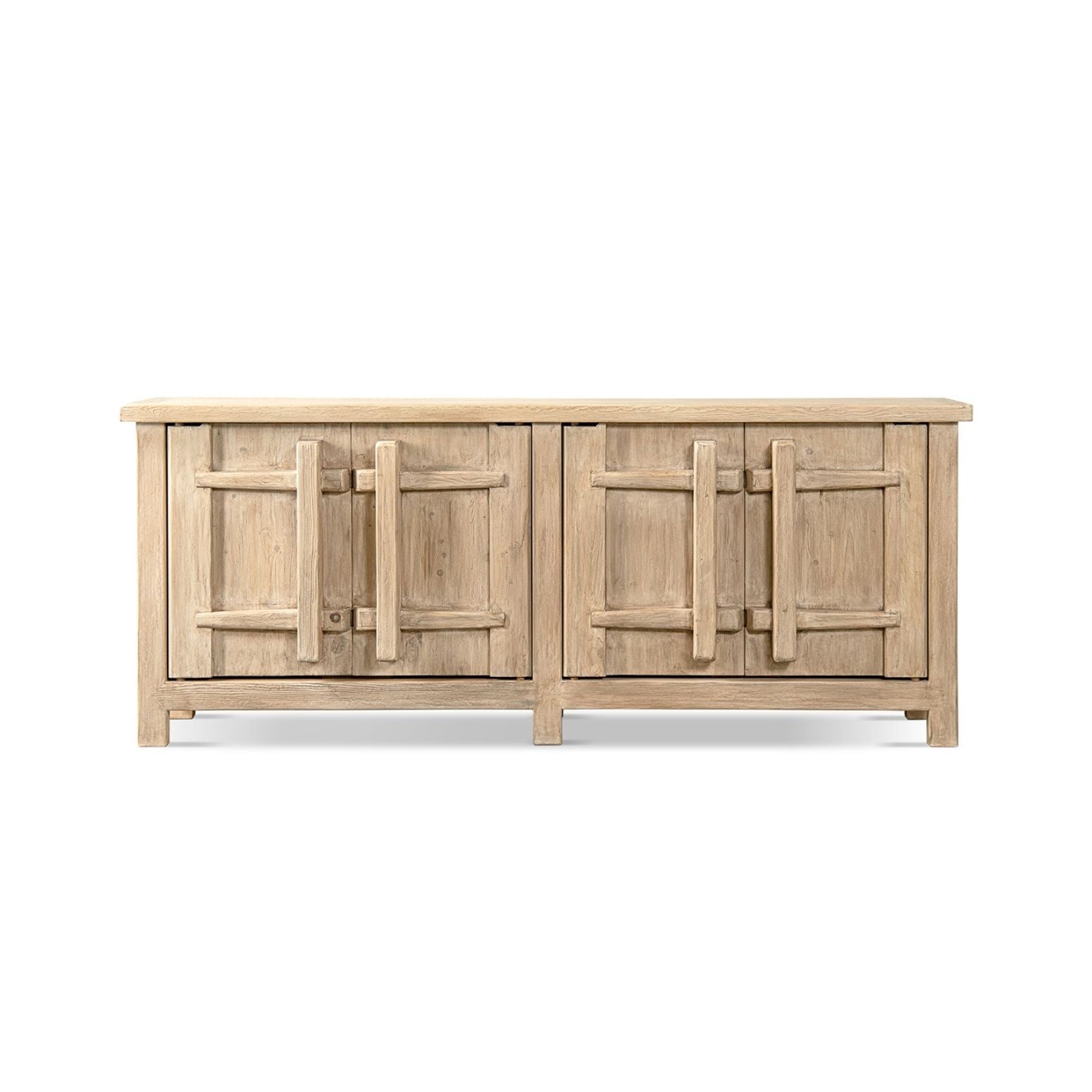 Rowan - 4 Door Sideboard Cabinet - Natural by HouseOfZazla
