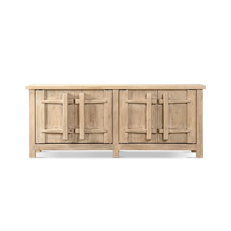 Rowan - 4 Door Sideboard Cabinet - Natural by HouseOfZazla