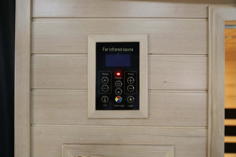 Low EMF Three person Far infrared sauna room (Front & Rear) by HouseOfZazla