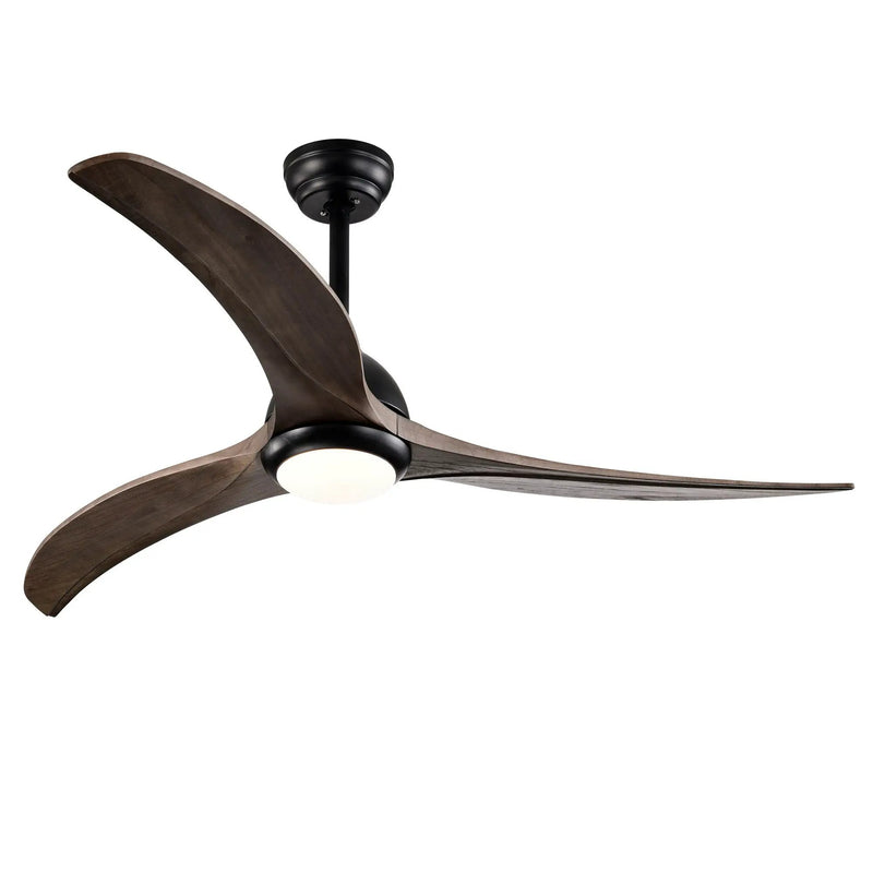 Indoor Outdoor Ceiling Fan With Light With Remote Control, Noiseless Reversible Motor, 6 Speed, 3 Color by Unique Piece Furniture