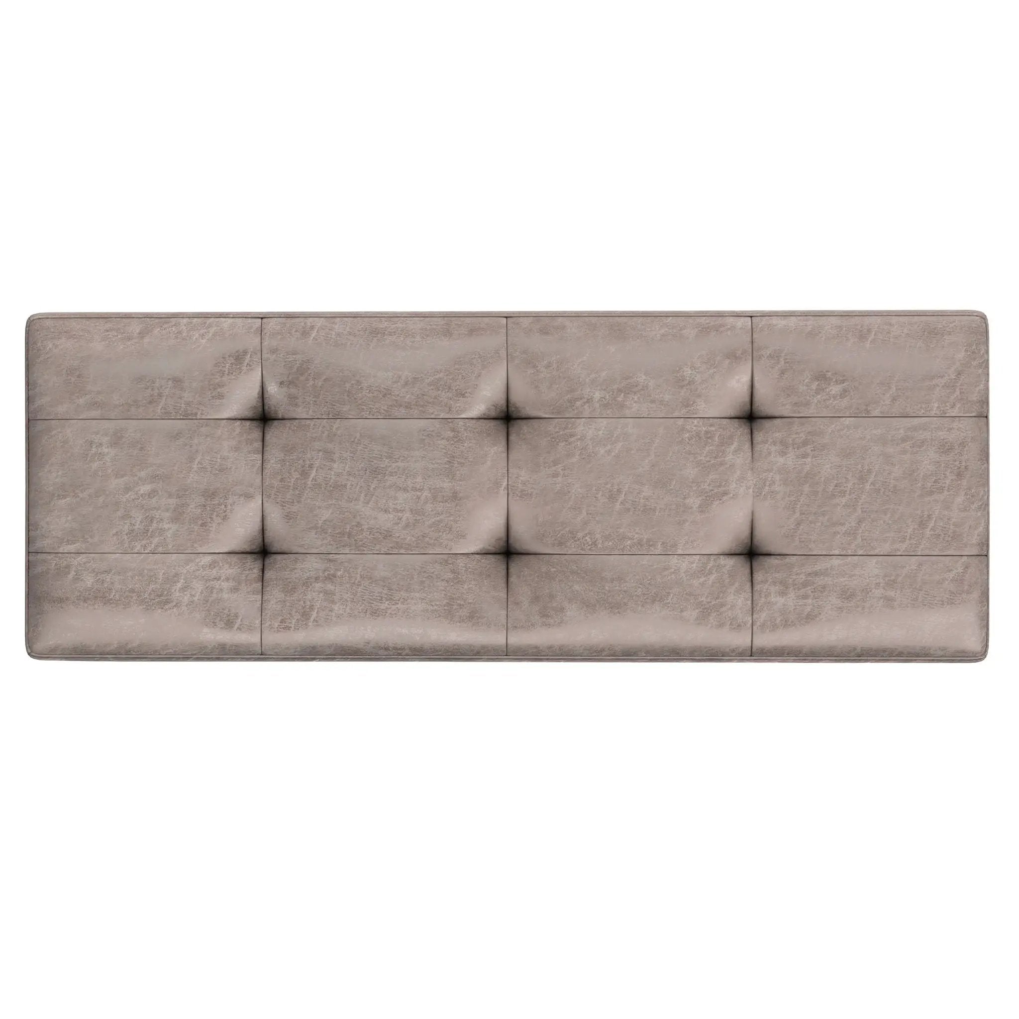 Shay - Large Square Coffee Table Storage Ottoman Mid-Century Style by Unique Piece Furniture