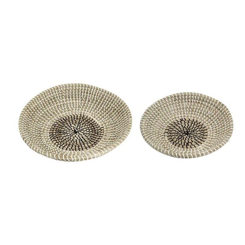 S/2 Kira Woven Seagrass Bowls by HouseOfZazla