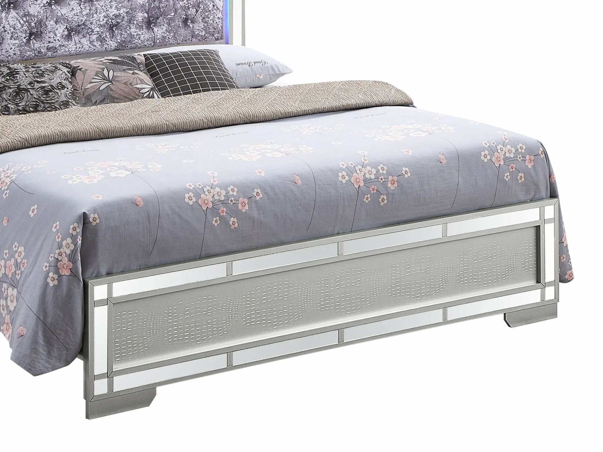 Madison - Upholstered Bed With LED by Unique Piece Furniture