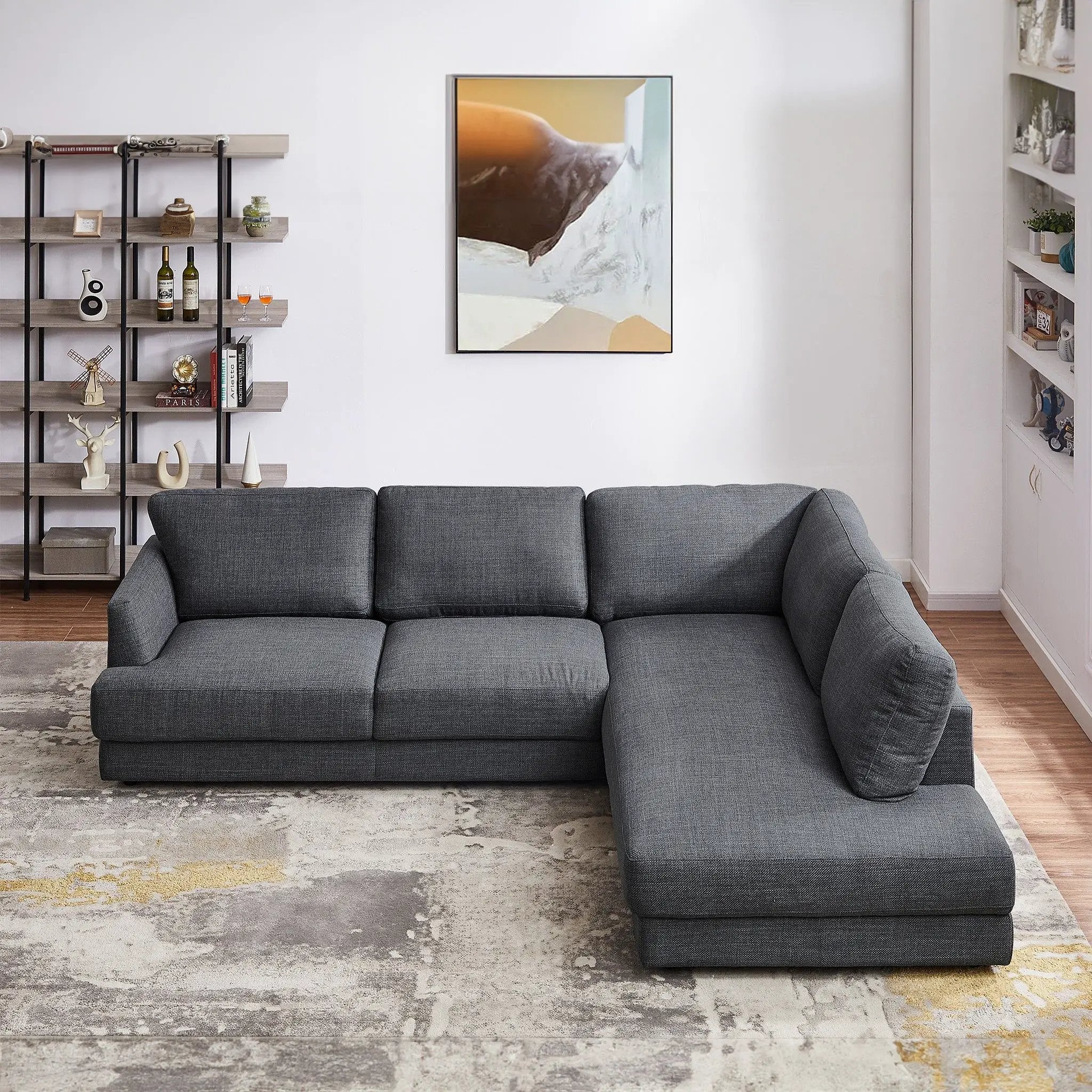 Glander - Comfortable Cozy Sectional Sofa by Unique Piece Furniture