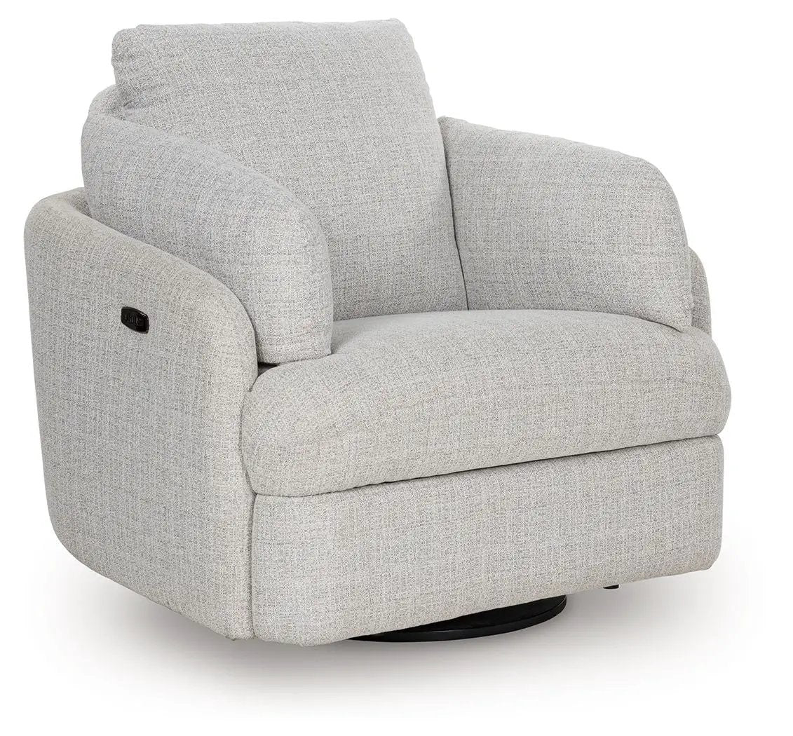 Alainmont Next-Gen Nuvella - Swivel Power Recliner by Unique Piece Furniture