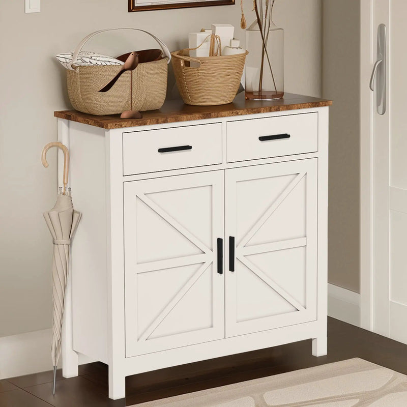 Modern Farmhouse Kitchen Storage Cabinet by HouseOfZazla