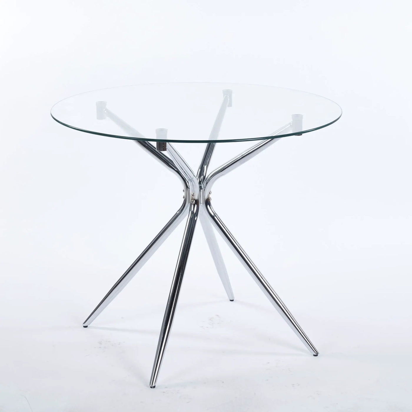Compact Dining Table With Glass Top by Unique Piece Furniture