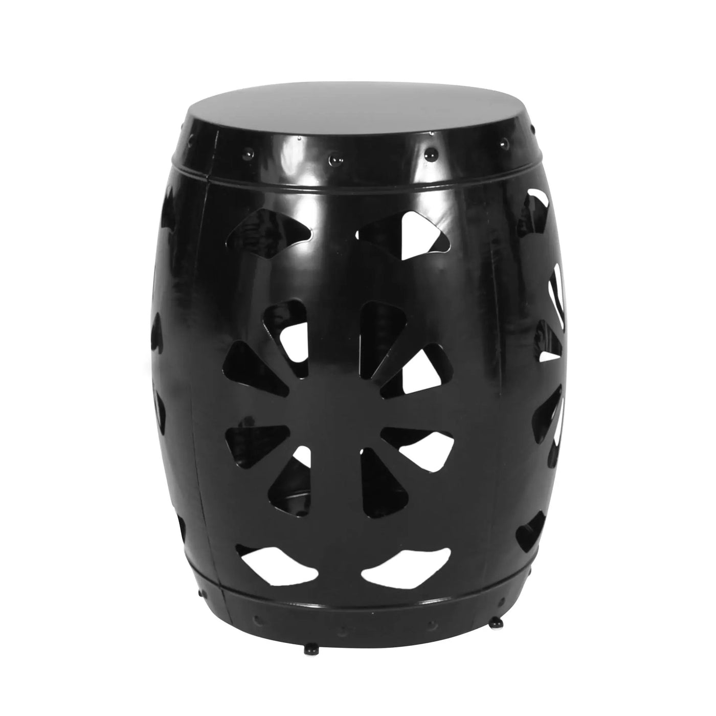 Large Metal End Table by HouseOfZazla