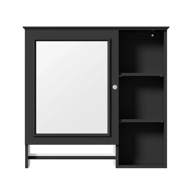Bathroom Vanity With Sink, Modern Elegant Bathroom Storage Cabinet With 3 Drawers And Adjustable Shelves, Freestanding Vanity Set With Mirror Cabinet, Single Sink Bathroom Vanity by HouseOfZazla