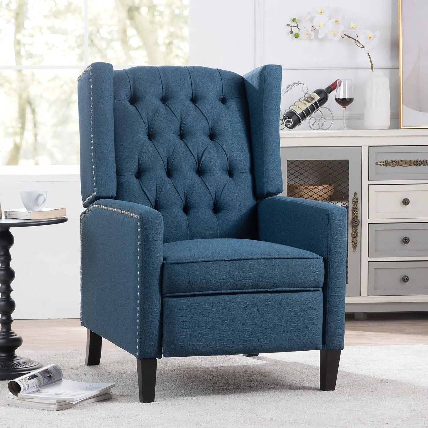 Manual Wing Chair Recliner by Unique Piece Furniture