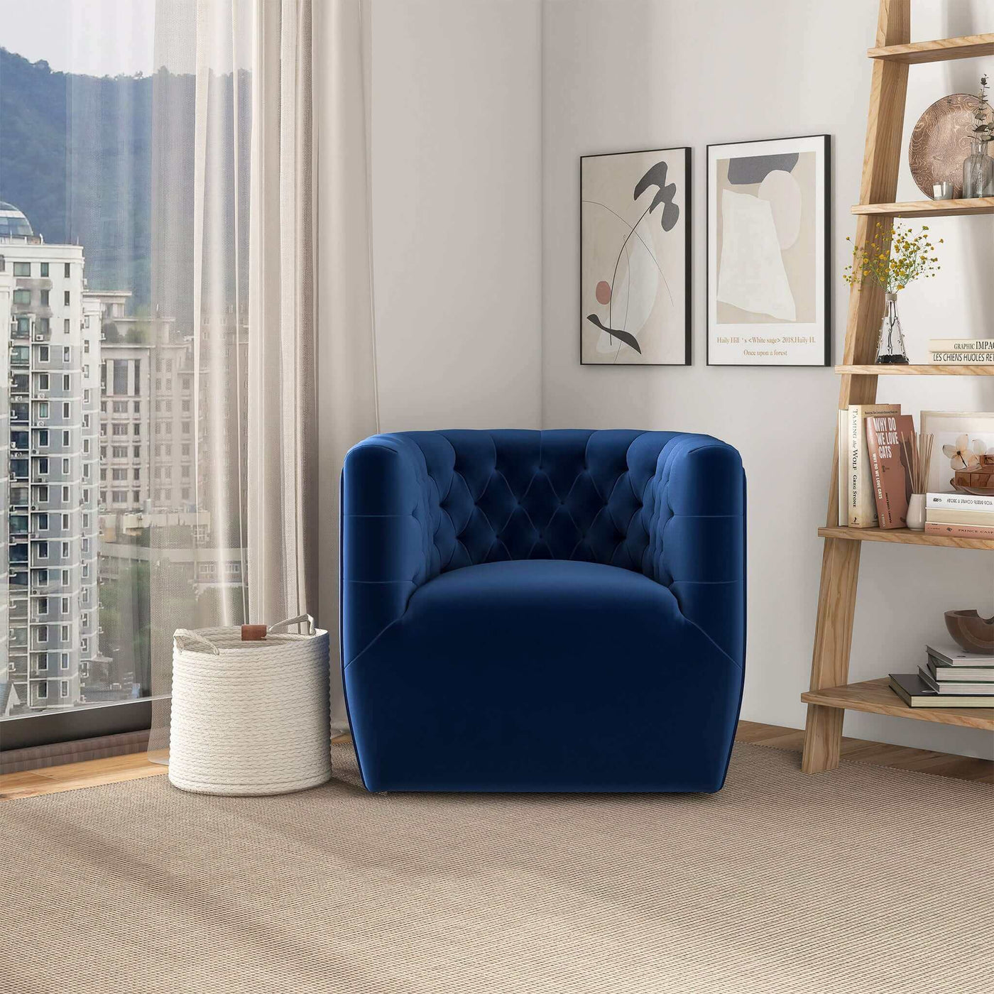 Delaney - Ergonomic Design Swivel Chair by Unique Piece Furniture