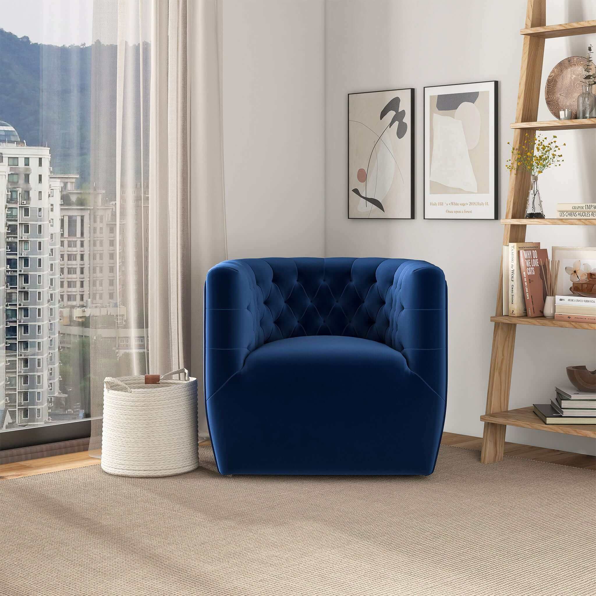 Delaney - Ergonomic Design Swivel Chair by Unique Piece Furniture
