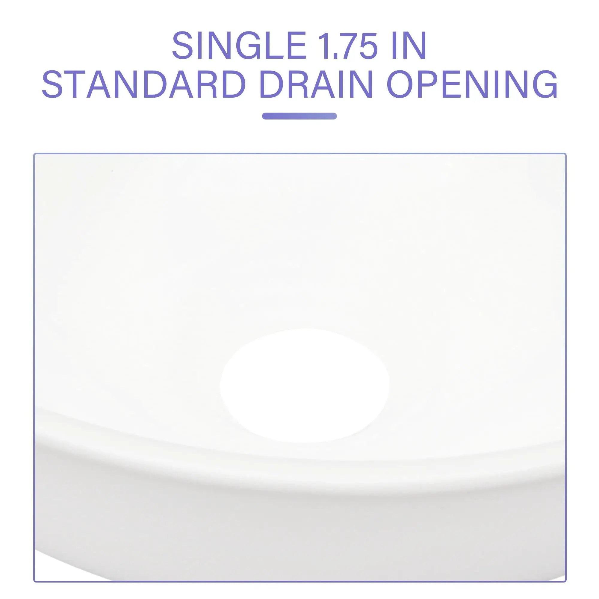 Modern Ceramic Circular Vessel Bathroom Sink by HouseOfZazla