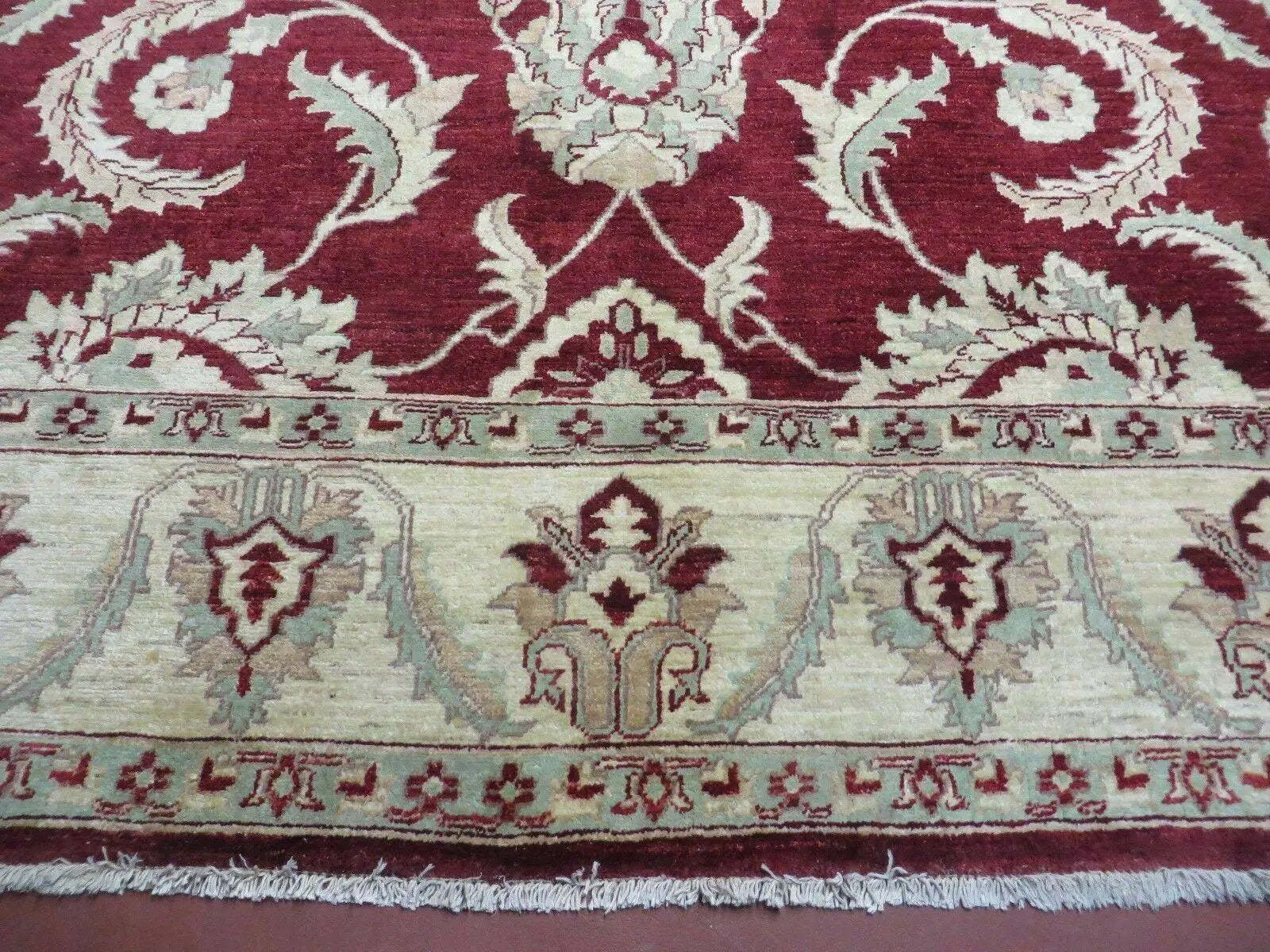 8' X 10' Vintage Fine Handmade Peshawar Agra Chobi Rug by Jewel Rugs