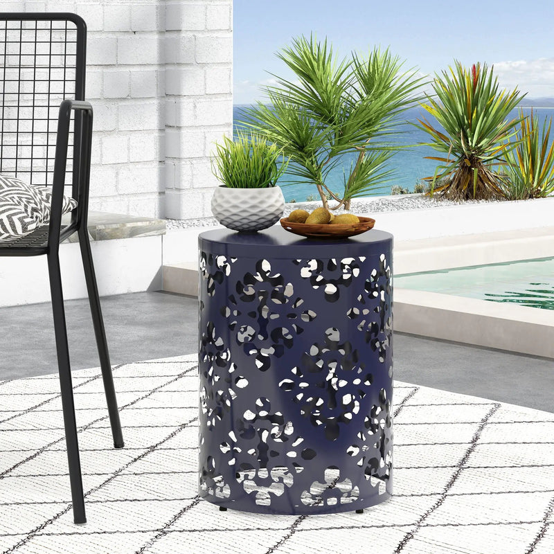 Outdoor Metal Modern Design End Table by HouseOfZazla