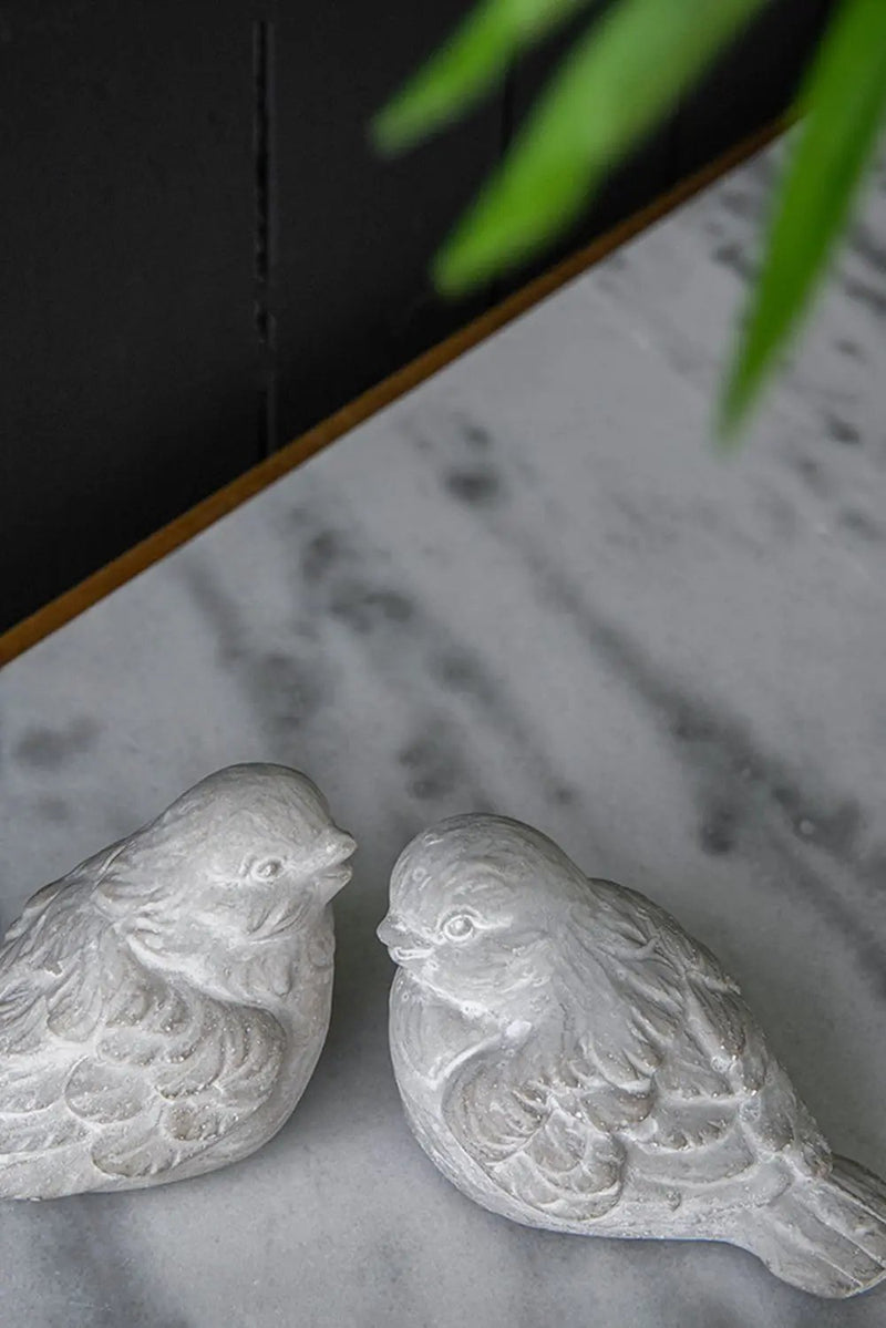 Skye Sparrow Bird Accents (Set of 2) - Antique Gray by Unique Piece Furniture