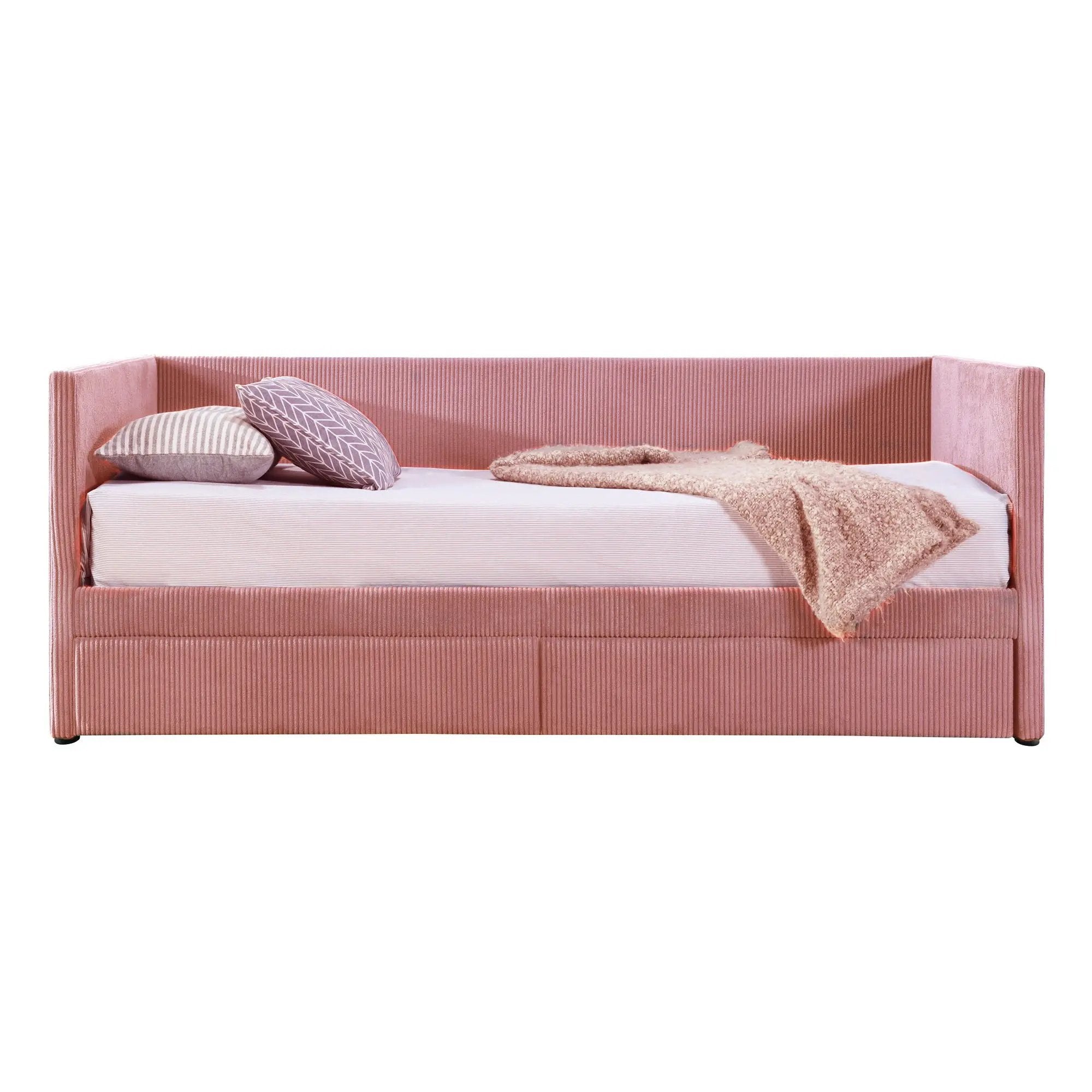 Daybed With Two Drawers And Wood Slat by Unique Piece Furniture