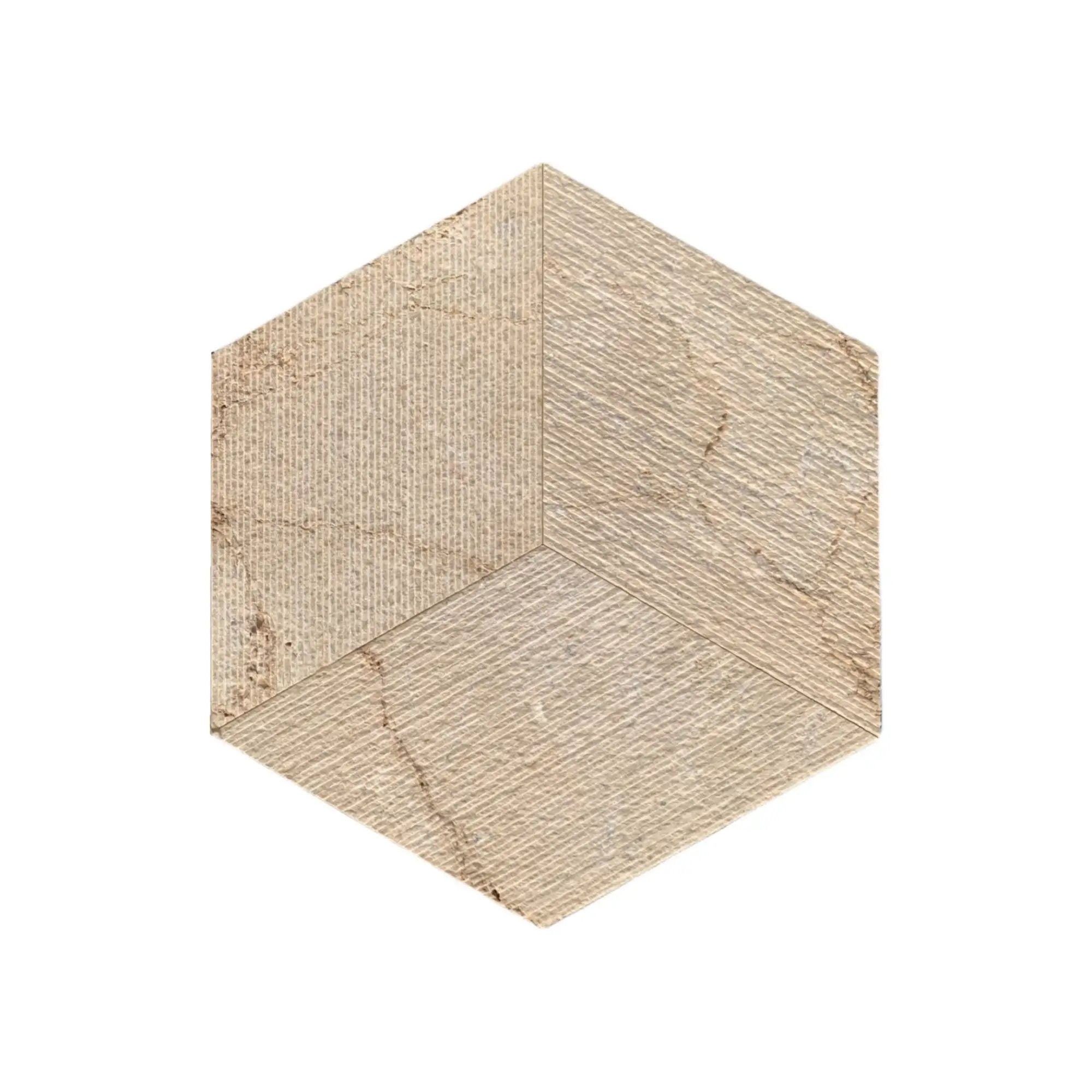 Hexagon Natural Marble Polished Tile For Wall And Floor (Set of 12) by HouseOfZazla