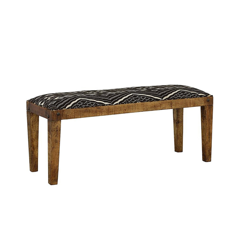 Upholstered Bench - Black by HouseOfZazla