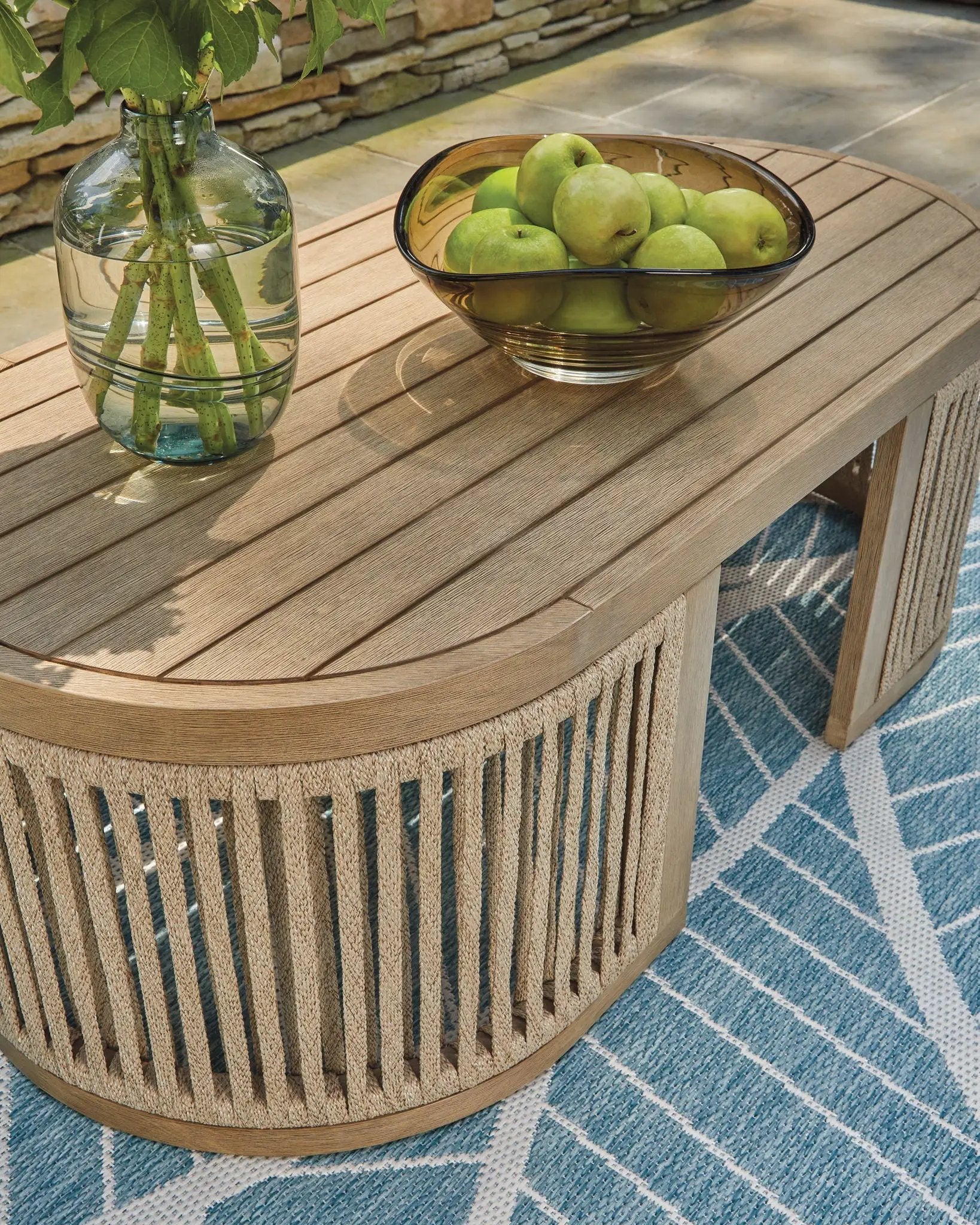 Serena Shores - Rectangular Cocktail Table - Beige by Unique Piece Furniture