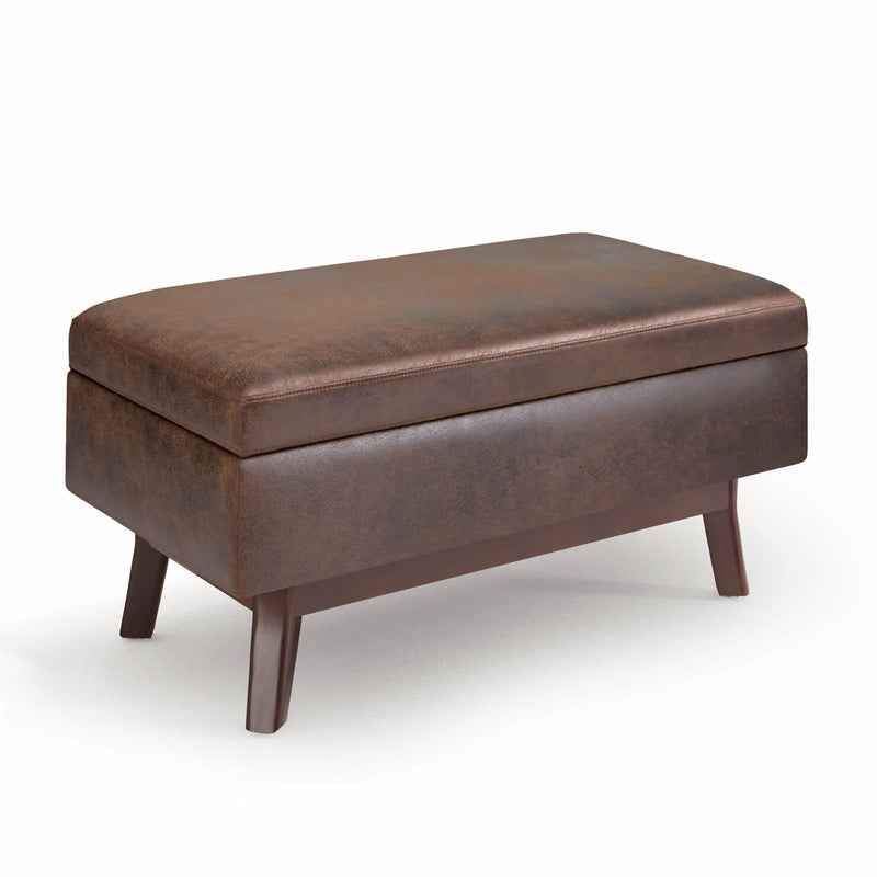Owen - Upholstered Rectangular Storage Ottoman by HouseOfZazla