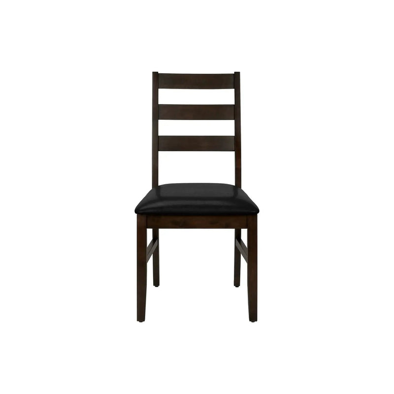 Dining Chair, Dining Room, Side, Upholstered, Transitional (Set of 2) - Black by Unique Piece Furniture