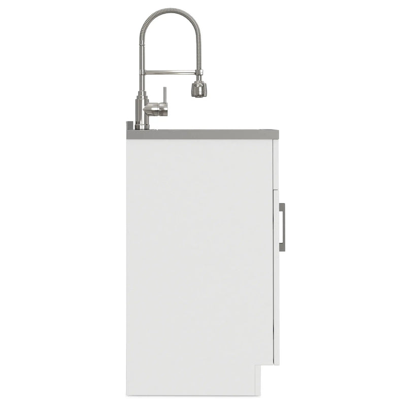 Hennessy - Deluxe Laundry Cabinet With Faucet And Stainless Steel Sink by HouseOfZazla