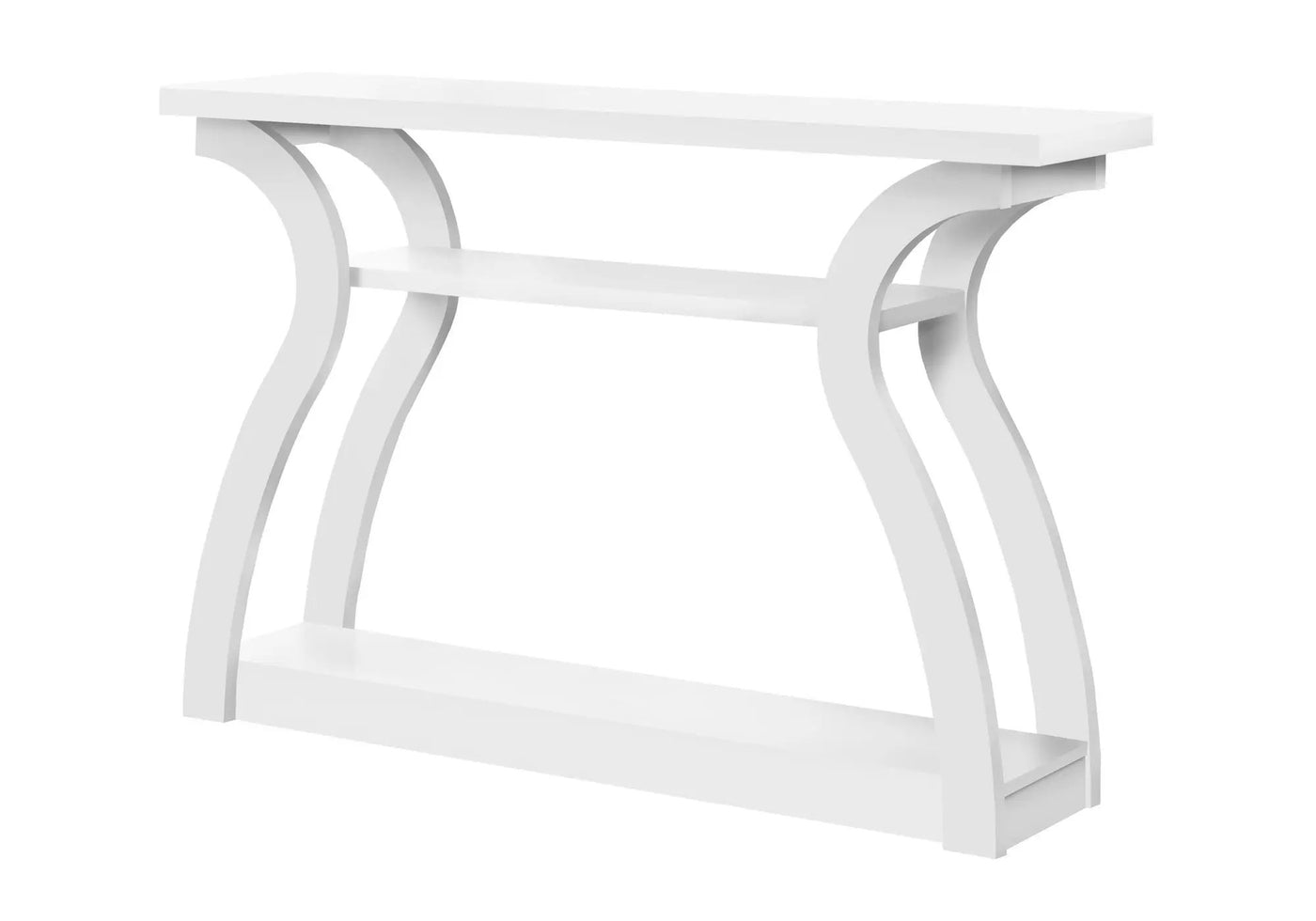 Accent Console Table For Entryway, Unique Curved Design by HouseOfZazla