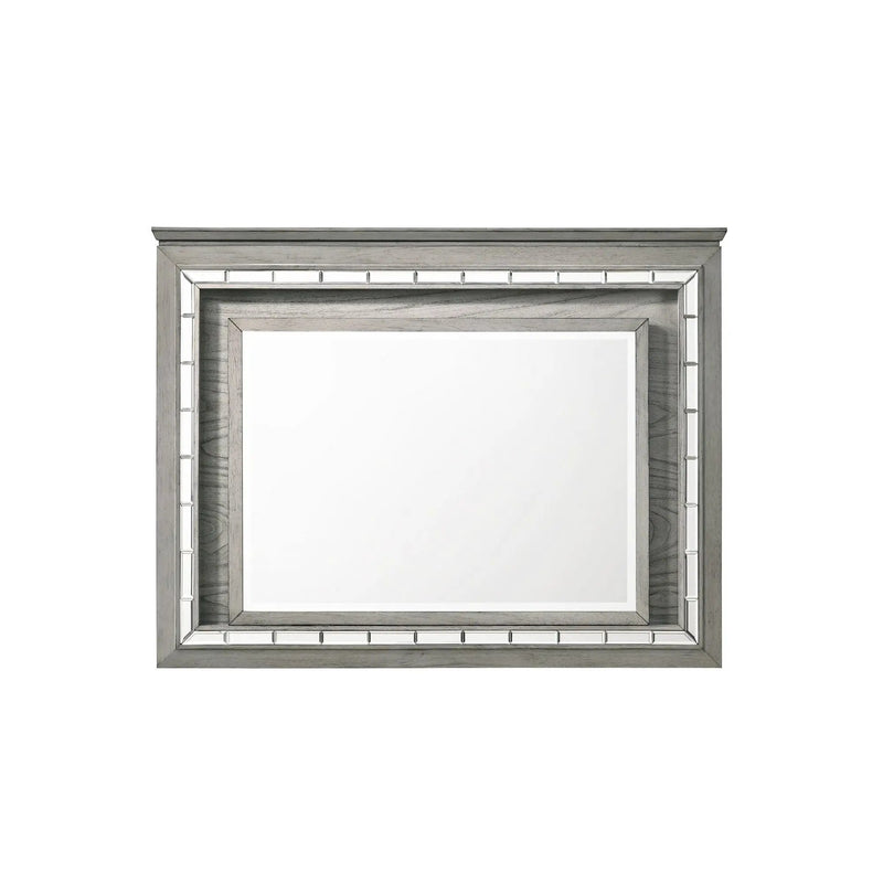Antares - Mirror With LED - Light Gray by Unique Piece Furniture