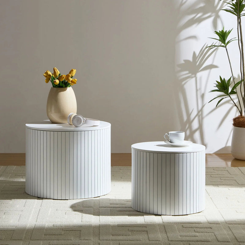 Handcrafted Nested Table Set, 2 Pieces by Unique Piece Furniture