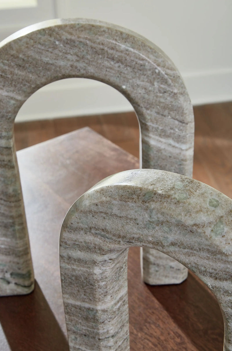 Keithton - Sculpture Set (Set of 2) - Taupe by Unique Piece Furniture