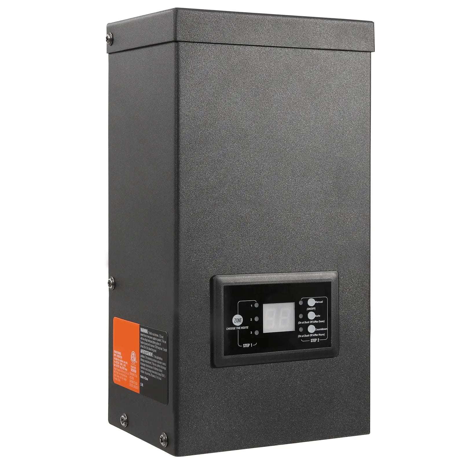 600W Low Voltage Landscape Transformer with Timer and Photocell Sensor by HouseOfZazla