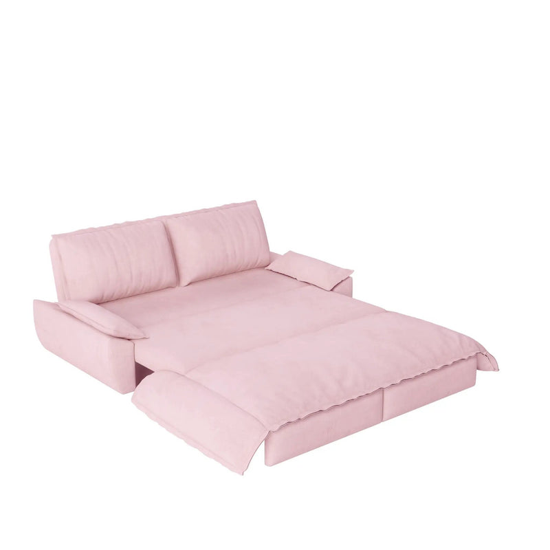 Queen Pull Out Sofa Bed, 3 In 1 Convertible Sleeper Sofa by HouseOfZazla