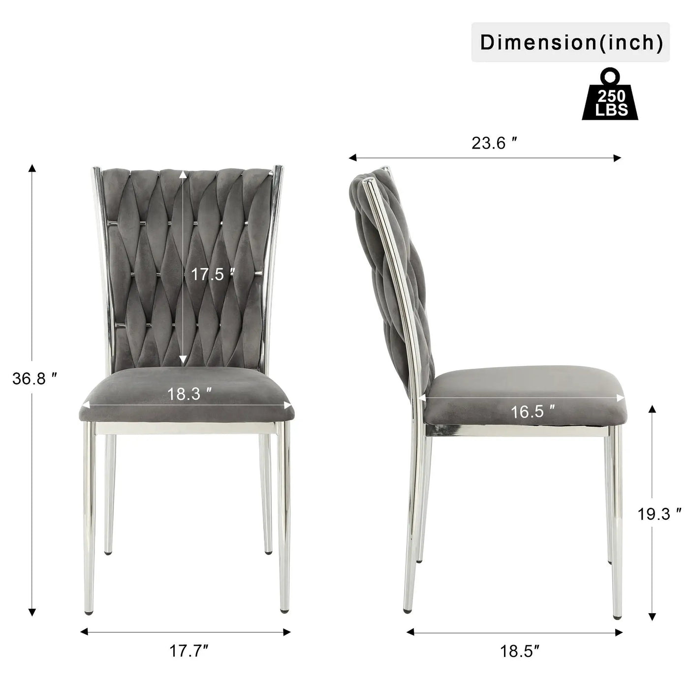 Modern Dining Chair Set For Dining Room by HouseOfZazla