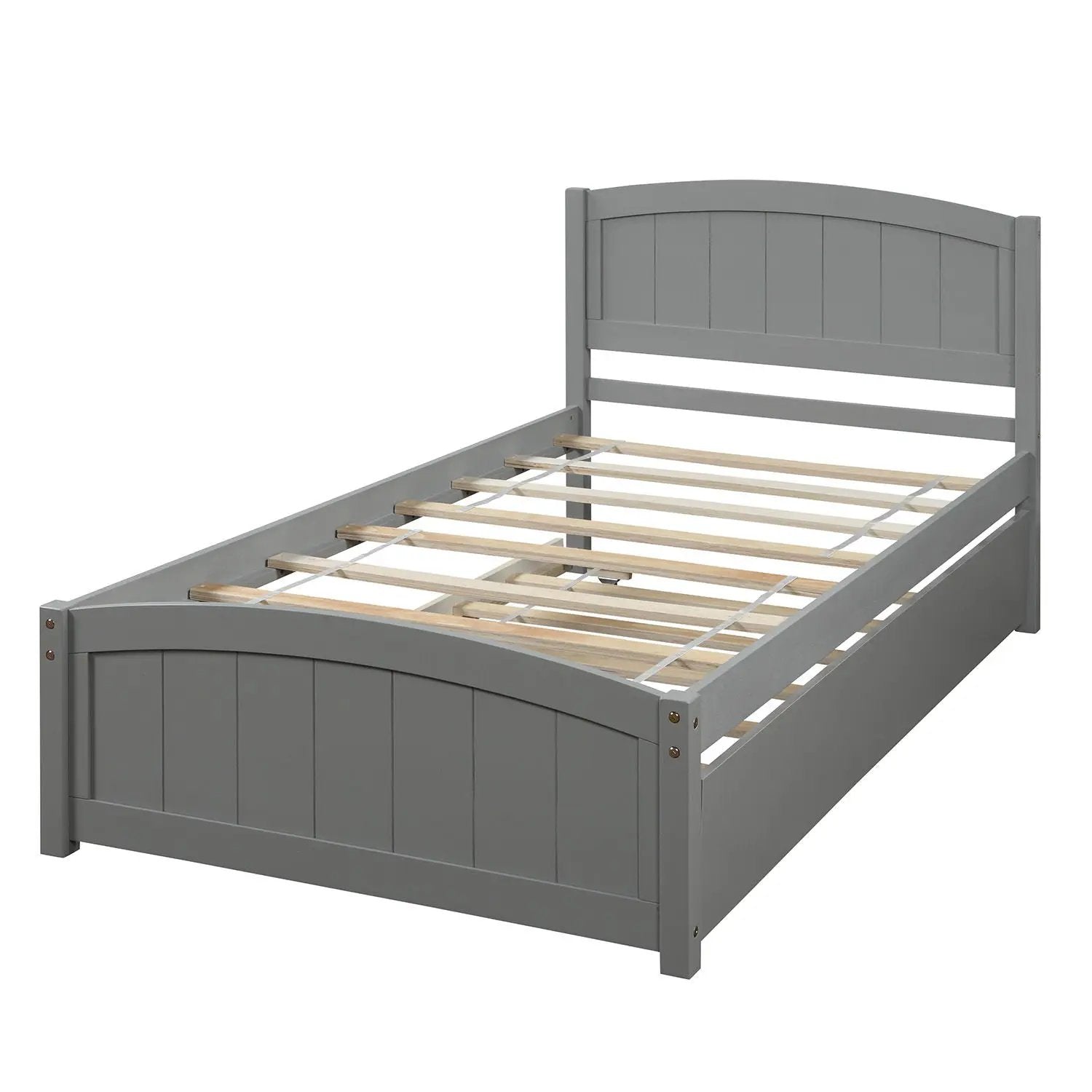 Platform Bed & Headboard, Footboard And Wood Slat Support by HouseOfZazla