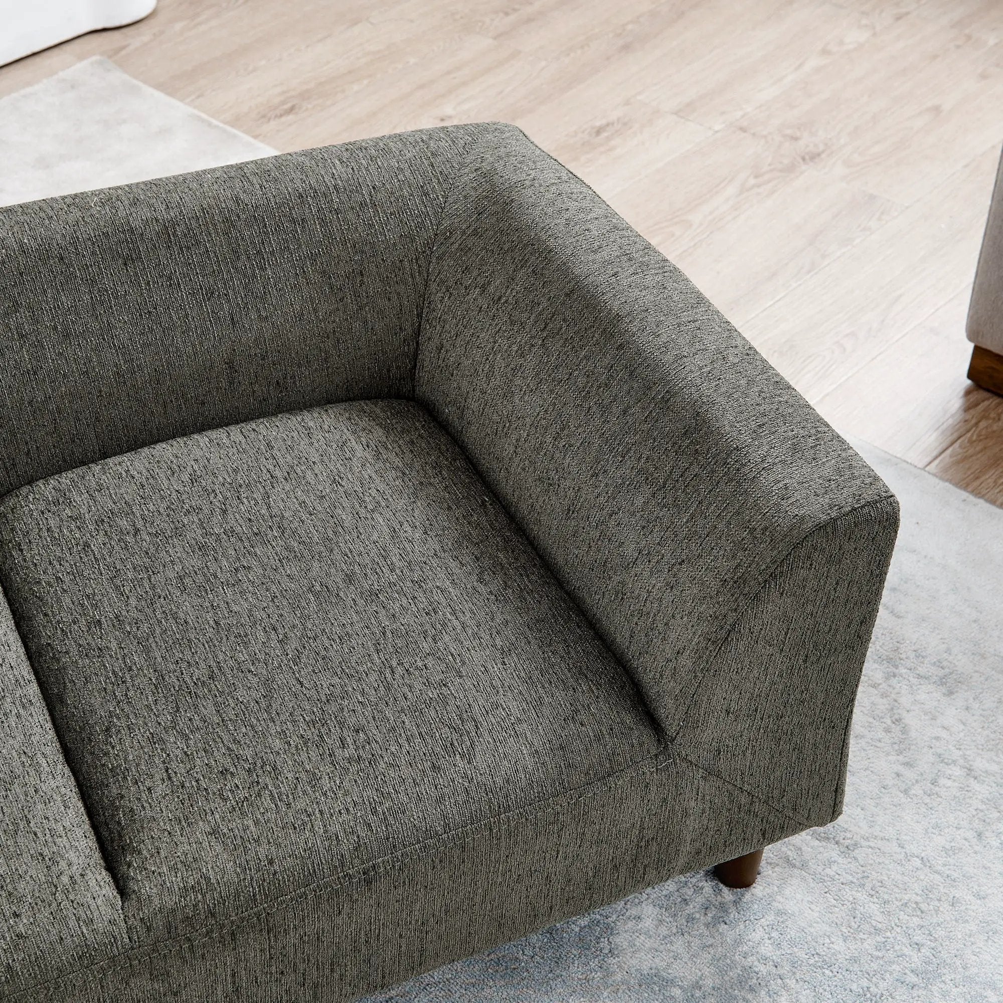 Modern Rectangular Pet Sofa With Backrest And Armrests For Small And Medium Dogs, Soft Cushion by HouseOfZazla