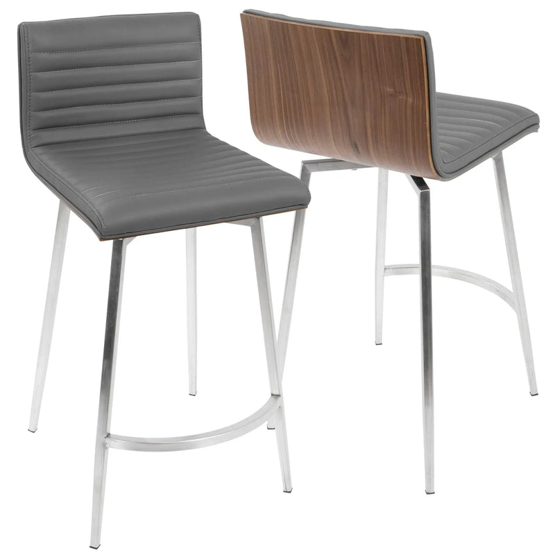 Mason - Contemporary Swivel Counter Stool (Set of 2) by Unique Piece Furniture