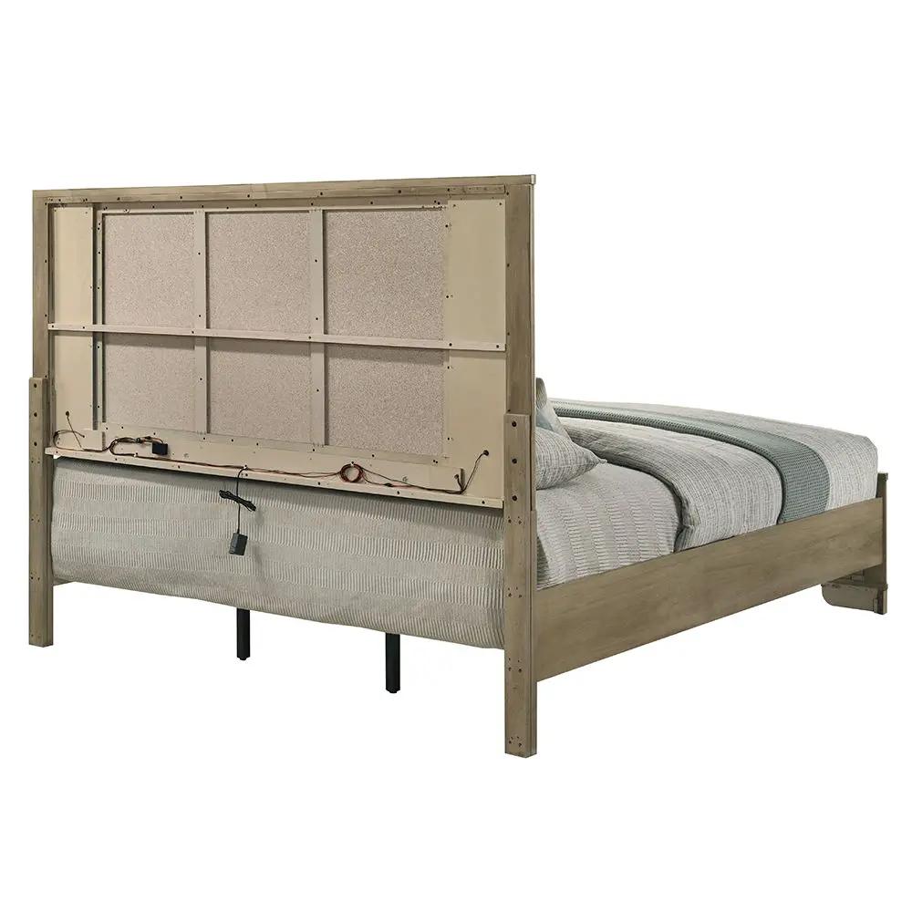 Lakkari - Bed With LED by Unique Piece Furniture