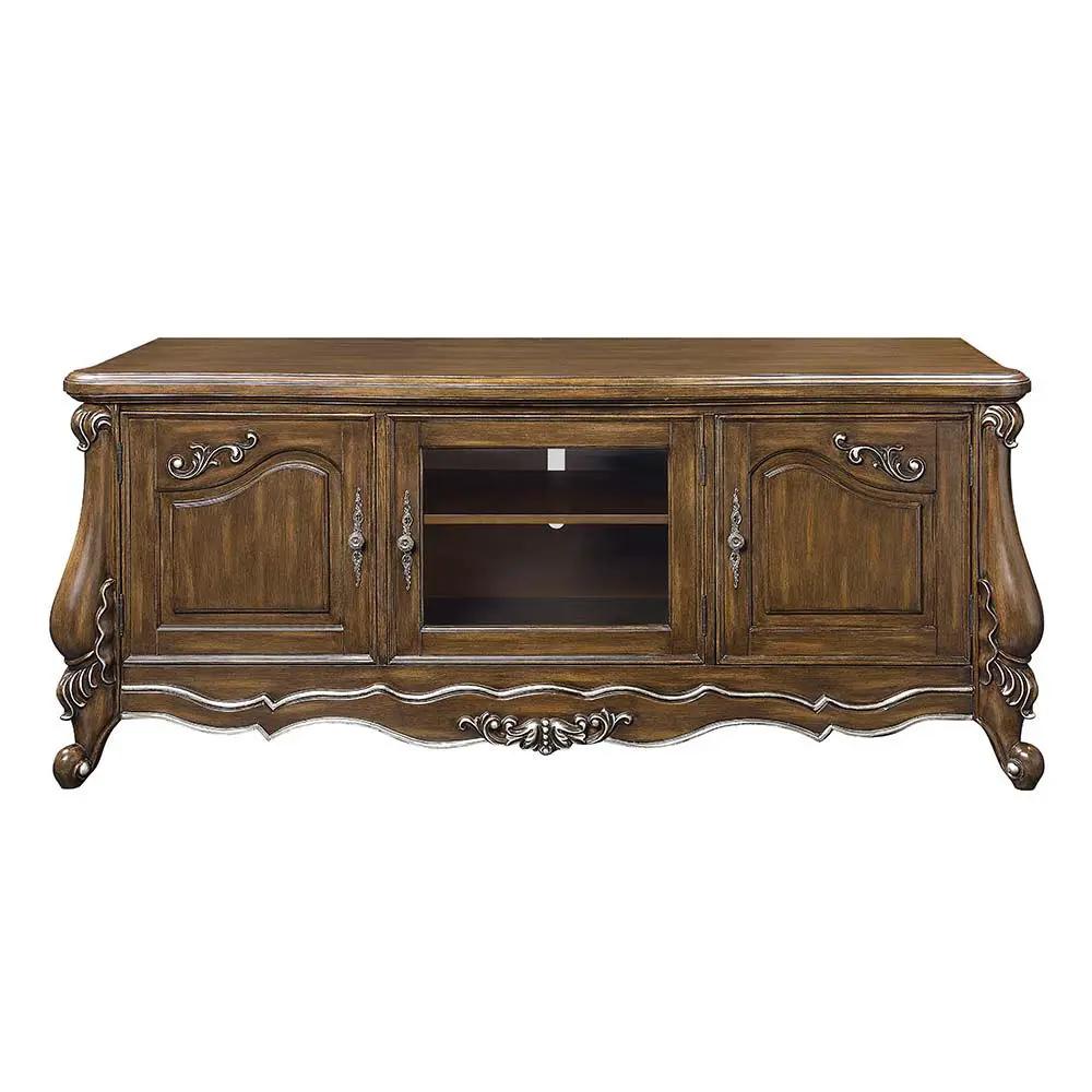 Latisha - TV Stand - Antique Oak by Unique Piece Furniture