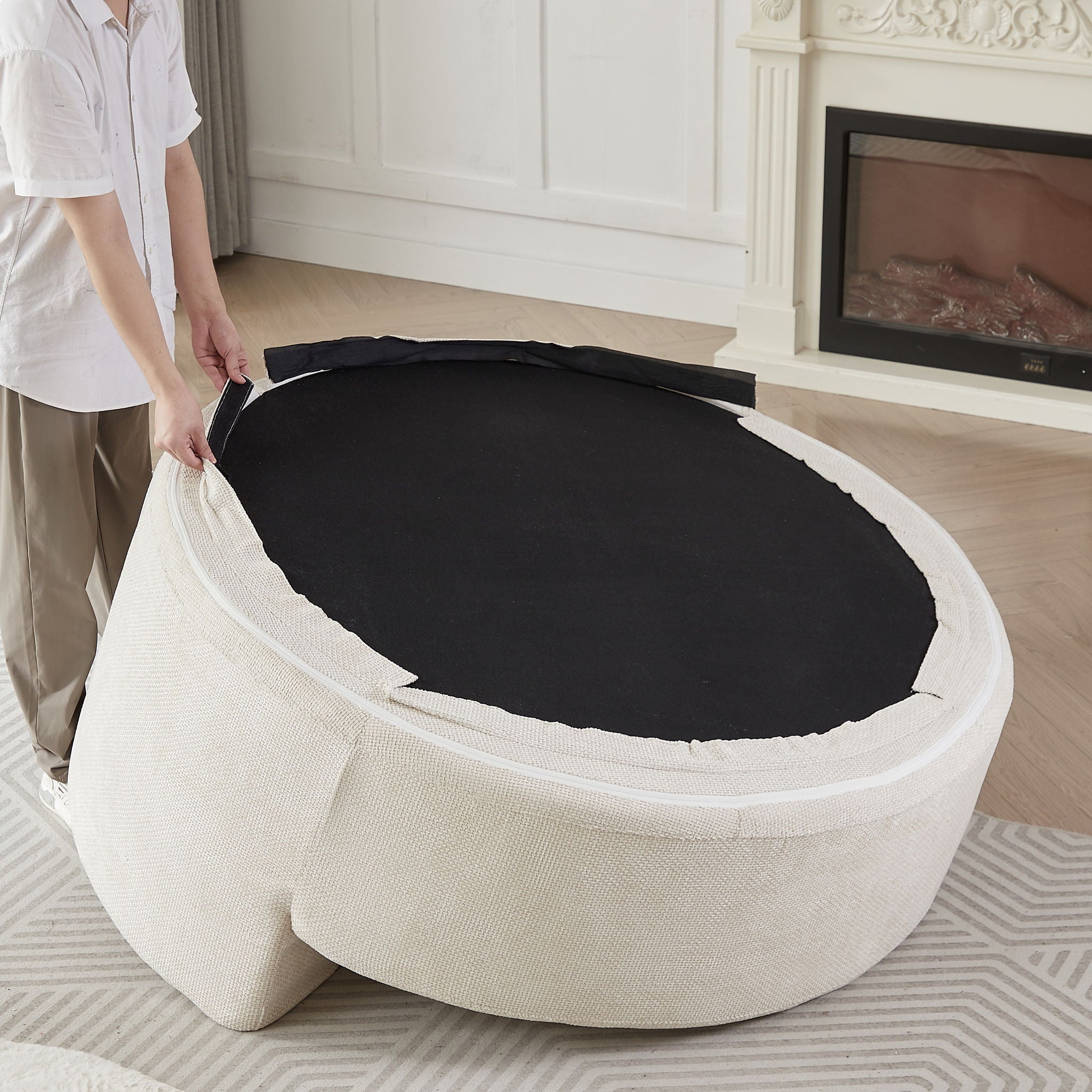 Single Sofa, Sleeper Chair For Living Room by HouseOfZazla