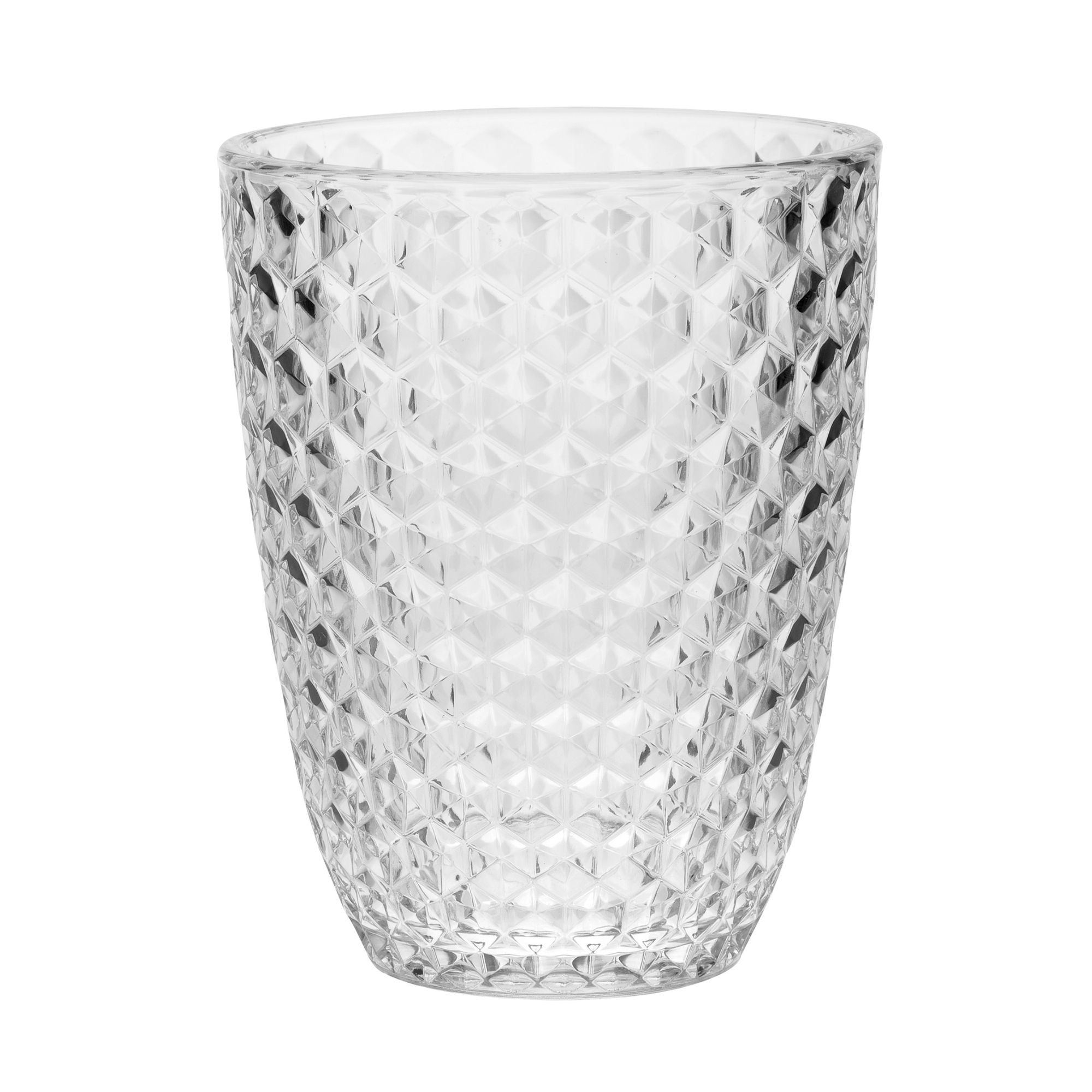 Leading Ware Diamond Cut Acrylic Glasses Drinking (Set of 4) by HouseOfZazla