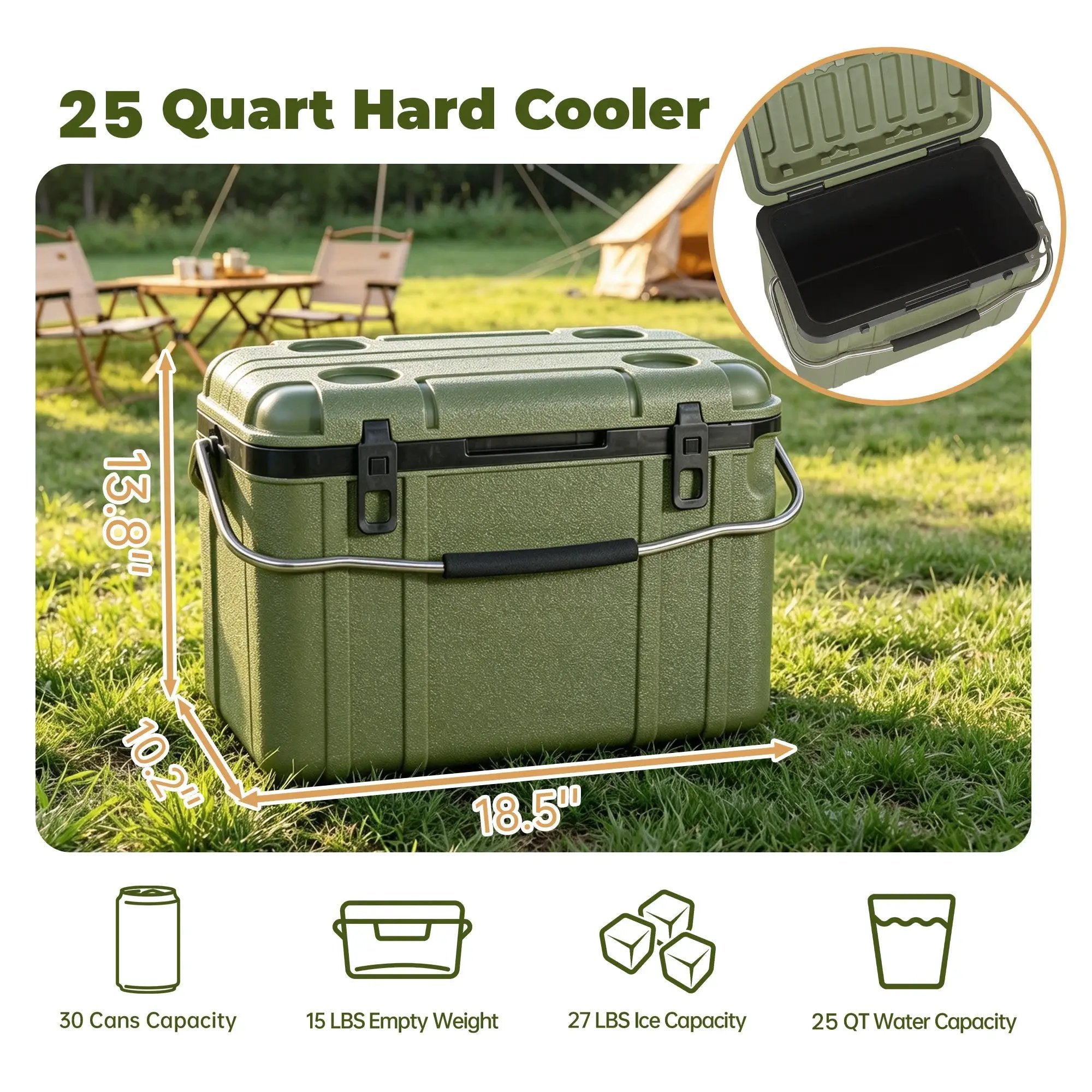 25 Quart Cooler by HouseOfZazla